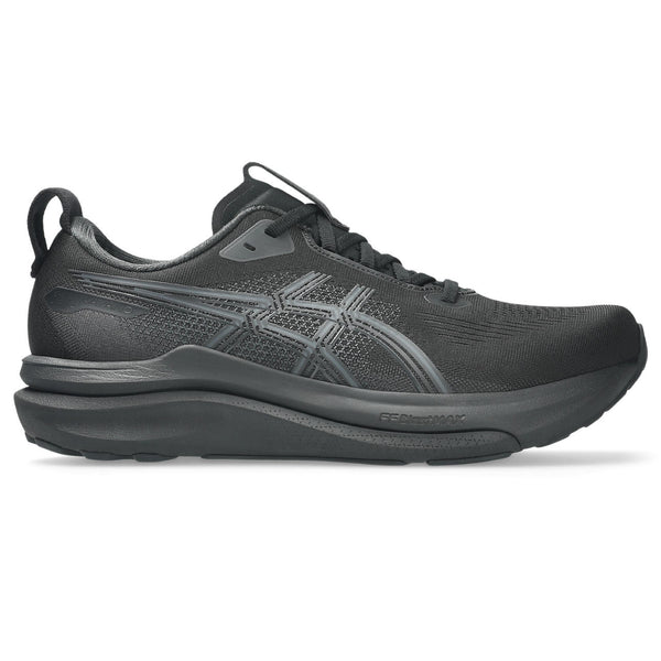 This Kayano 33 has a black upper and a black midsole. 