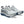 A dark grey ASICS logo is in the middle of the upper on both sides. 