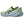 Light green running shoe with black accents on a white background