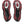 Deep red rubber is used on the outsole.
