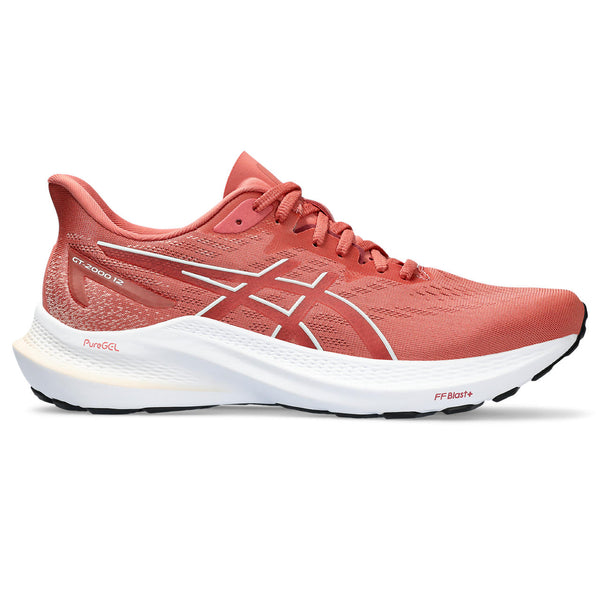 The Women's GT-2000 12 shoe is a versatile stability trainer that's functional for various distances. 