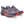 The shoe laces in this women's running shoes are the same greyish color as the upper.