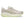 This women's running shoe has a very tonal beige look and a slight pop color on the outsole and logo.