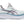 This Nimbus 28 has a light blue upper and a white midsole. 