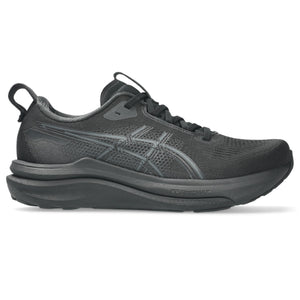 This Kayano 33 has a black upper and a black midsole. 