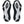Black rubber is used on the outsole.