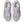 Pair of light purple running shoes on a white background