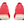 Back view of the Unisex MetaSpeed Edge + by ASICS in the color Diva Pink/White