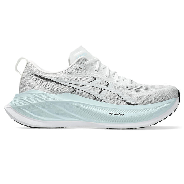 These ASICS Superblast shoes have an upper that gives a jaquard look. 