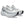 White running shoes with black accents on a white background