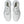 White laces are used to match the upper. 