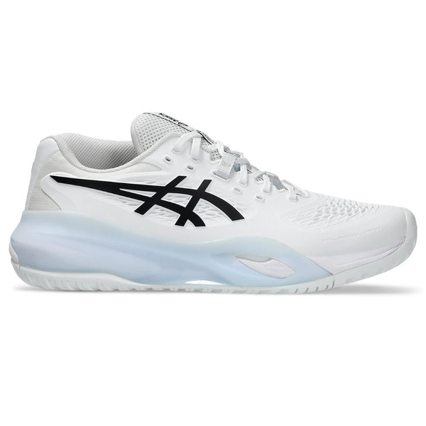 This Resolution X has a white upper and a white midsole. 