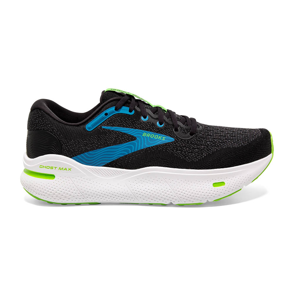 The new Brooks Ghost Max delivers enhanced protection thanks to plenty of soft cushioning, a super stable ride, and rocker-like transitions that propel you forward