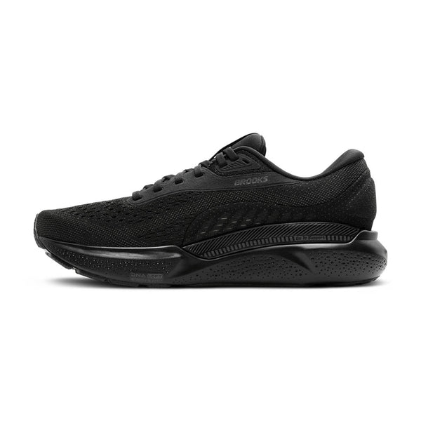 Go to support is printed on the medial side of the midsole to highlight the GuideRail system. 