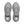 Grey laces and insoles are used to match the rest of the shoe. 