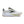 This Ghost 17 has a white upper and midsole with black and green accents. 