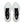 A birds-eye view of this shoe shoes black laces and a black insole. 