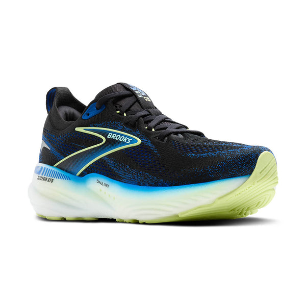 The midsole of the men's Glycerin 22 fades from blue to white. 