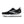 The white and black ombre Brooks logo pops against the black upper of this shoe. 