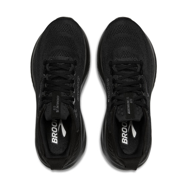Black laces and insoles are used in the shoe to continue the all black look. 