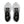 White running shoes with black accents on a white background