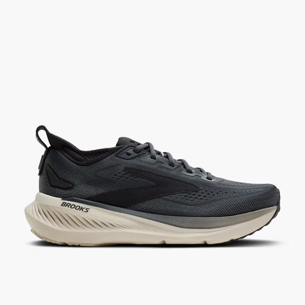 This Glycerin 23 has a deep grey/blue upper and a cream midsole