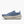 A light blue running shoe with a thick, sculpted off-white DNA-INS midsole and a black outsole, shown from a side profile on a light gray background.