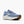 A men's Brooks running shoe with a light blue upper and white midsole.