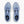 A pair of light blue Brooks running shoes shown from a top-down view on a clean white background.