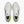 White laces are used to match the upper