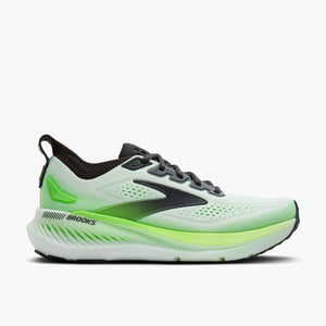 This Glycerin GTS 23 has a green and white upper and midsole.