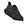 Back angle view of the Women's Clifton 9 by HOKA in the color Black/Black