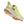 Back angle view of the Women's Clifton 9 by HOKA in the color Citrus Glow/Sunlit Ocean