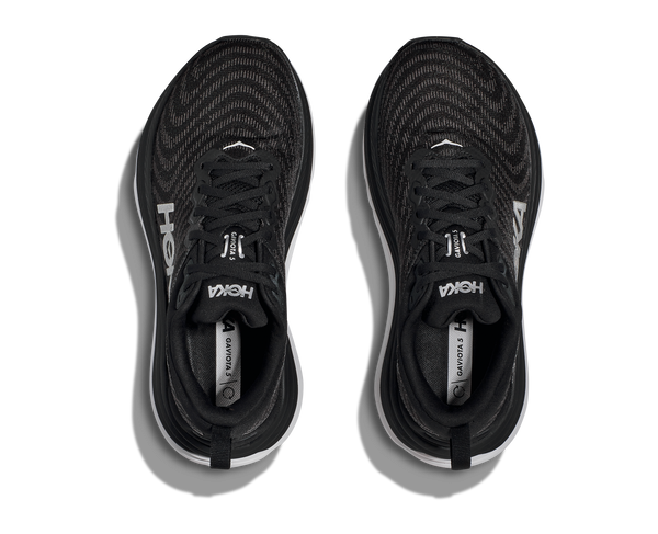 Top view of the Women's Gaviota 5 in Black/White