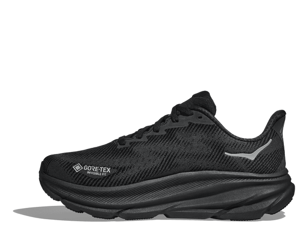 GoreTex is stitched near the toe on the medial side of the upper to highlight the technology used. 