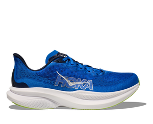 This Mach 6 had a cobalt blue upper and a white midsole. 