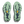 Light green rubber is used on the outsole of the shoe which covers the majority of the bottom. 