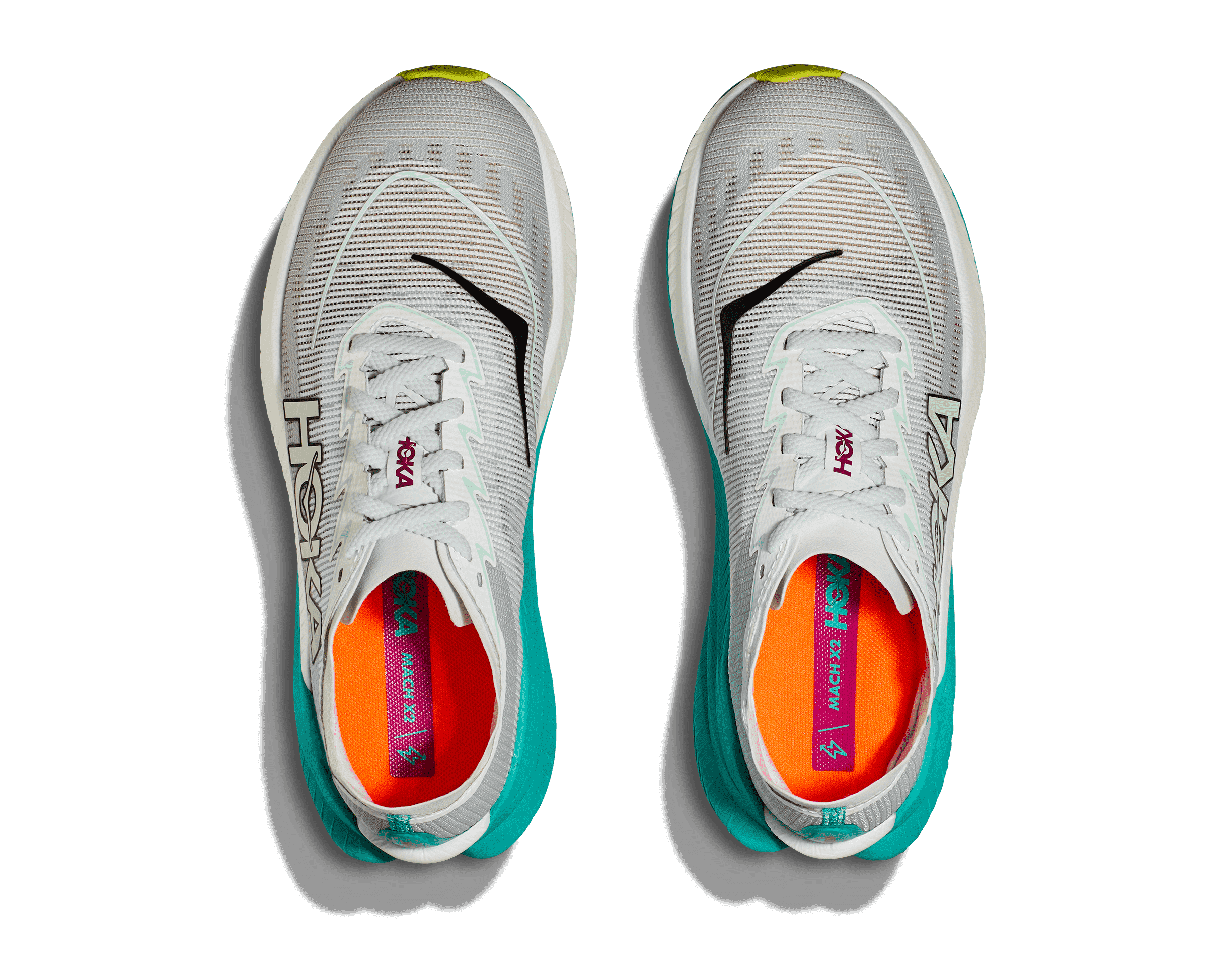 The Mach X 2 from Hoka has a very light and fast looking upper