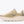 Cream and off-white running shoe on a white background