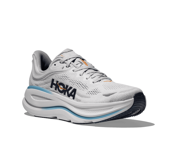 Light blue accent lines run through the middle and the top of the midsole. 
