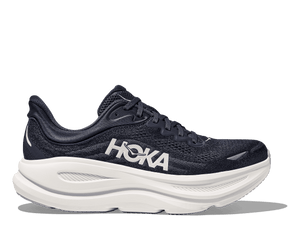 This Men's Bondi 9 has a deep navy upper and a white midsole.