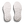 The bottom of the shoe is all white with white rubber on the outsole. 