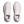 White laces and insoles are used to continue the tonal look of this shoe. 