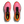 The tongue of this shoe is black which contrast the rest of the brightly colored upper. 
