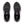 Black and white running shoe on a white background