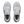 All grey running shoe on a white background
