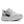 All grey running shoe on a white background