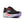 A purple and pink ombre line runs through the middle of the midsole on the lateral side. 
