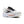 A rose gold and white ombre line runs through the middle of the midsole on the lateral side. 