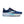 This Ghost 17 has a navy blue upper and white midsole with turquoise and yellow accents. 